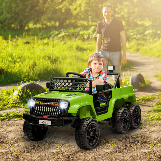 12V 4x4 Kids Electric Ride-on Car with Remote Control and Trailer