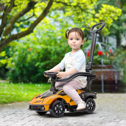 2-in-1 Ride-On Push Car for Toddlers 1-3 | Stroller Sliding Car