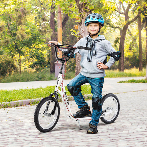 Kids Kick Scooter With Adjustable Handlebar and Dual Brakes