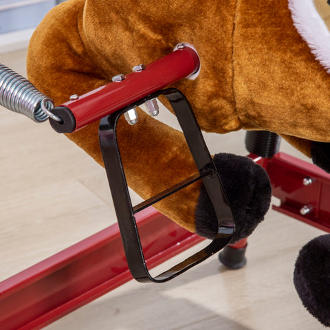 Kids Spring Rocking Horse with Animal Sounds
