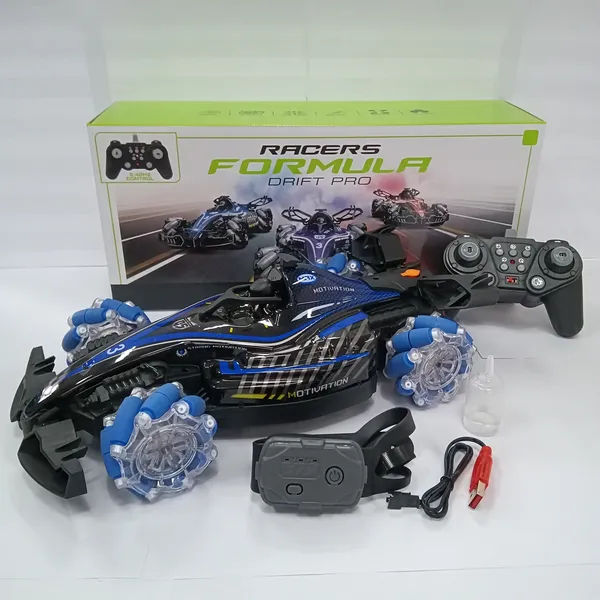 F1 Racing Remote Control Car With Light Music and Spray Tail