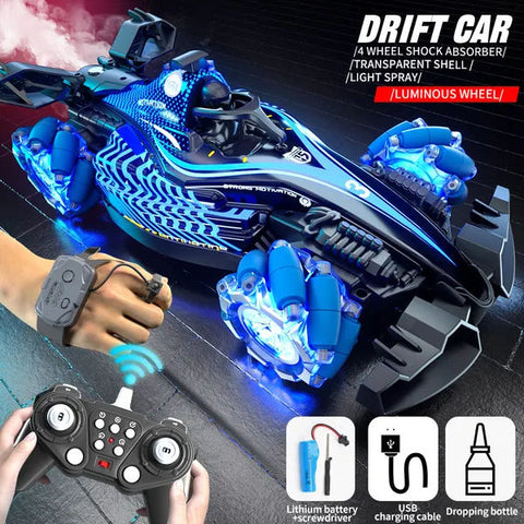 F1 Racing Remote Control Car With Light Music and Spray Tail