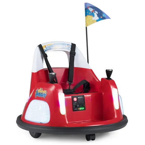 Kids Electric Bumper Car Ride-On Toy With Lights and Music