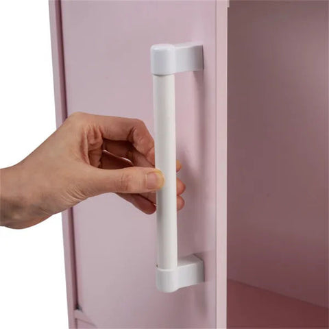 Pink Dual-Sided Kids Play Kitchen with Water Dispenser and Range Hood