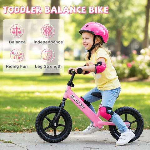 Toddler Balance Bike for 2-5 Years with 11-Inch Foam Tires