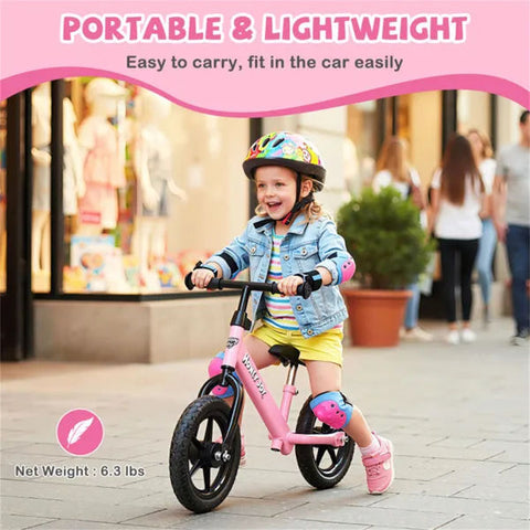 Toddler Balance Bike for 2-5 Years with 11-Inch Foam Tires