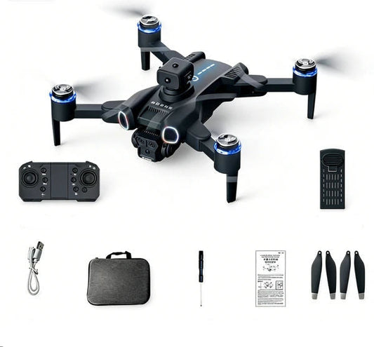 Foldable Brushless RC Drone with LED Navigation Lights