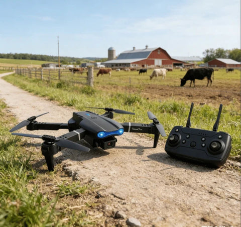 4K UHD Foldable FPV Remote Control Drone With Brushless Motor