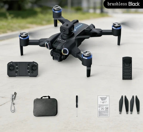 Foldable Brushless RC Drone with LED Navigation Lights
