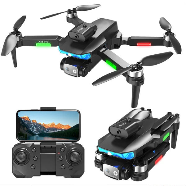 Foldable Dual-Camera Drone With Optical Flow Positioning