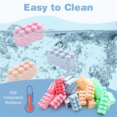 64-Piece BPA-Free Educational Building Blocks Set