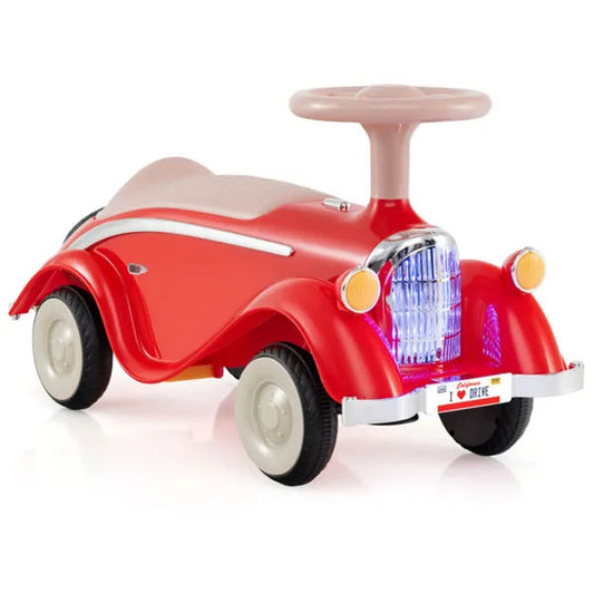 Kids Foot-to-Floor Ride-On Toy Car With LED Lights