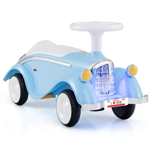 Kids Foot-to-Floor Ride On Car With LED Lights & Horn