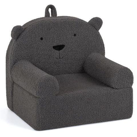 Bear-Shaped Kids Sofa Teddy Fleece Toddler Foam Chair