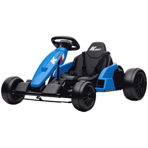 24V Electric Go Kart with Dual Motors and Adjustable Seat