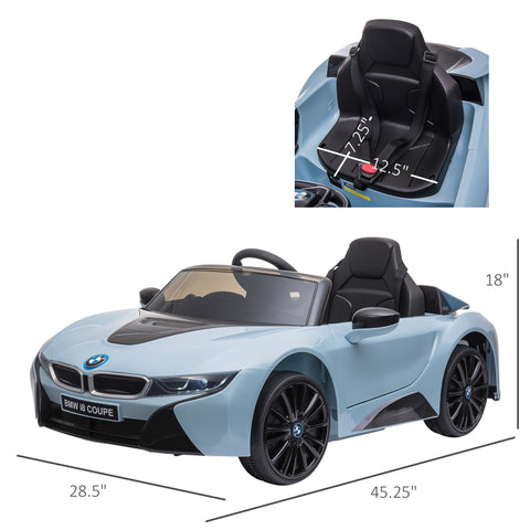 6V Battery Powered Kids Ride-On Coupe Electric Car Blue