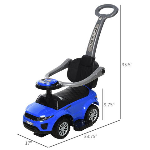 3-in-1 Push Car Stroller for Toddlers
