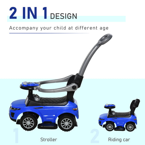 3-in-1 Push Car Stroller for Toddlers