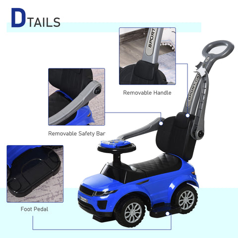 3-in-1 Push Car Stroller for Toddlers