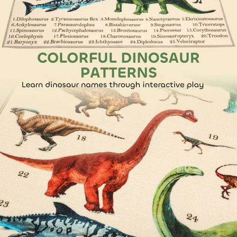 Large Dinosaur Toddler Crawling Play Mat