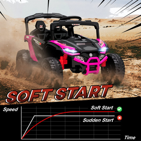 12V Battery Powered Electric Kids Ride On Truck UTV with Remote