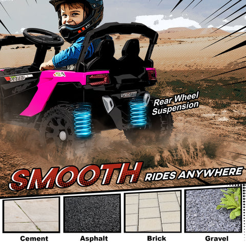 12V Battery Powered Electric Kids Ride On Truck UTV with Remote