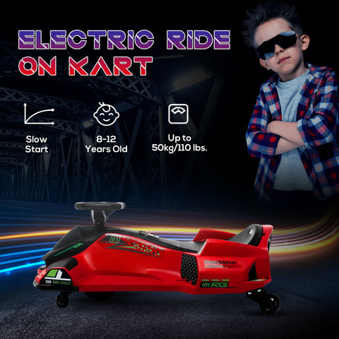 12V Electric Drifting Go-Kart with Music and Lights