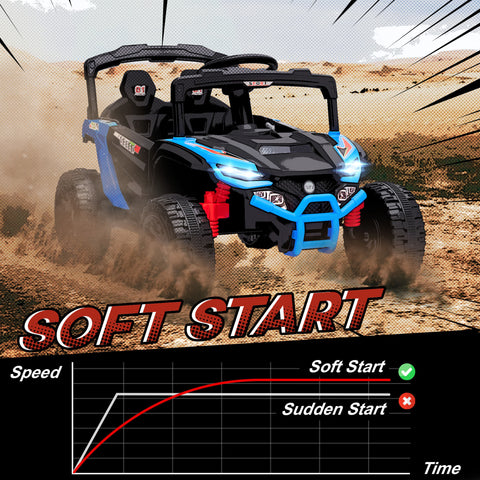 12V Kids Ride-On Truck Electric UTV Vehicle with Remote Control