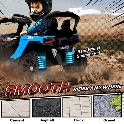 12V Kids Ride-On Truck Electric UTV Vehicle with Remote Control