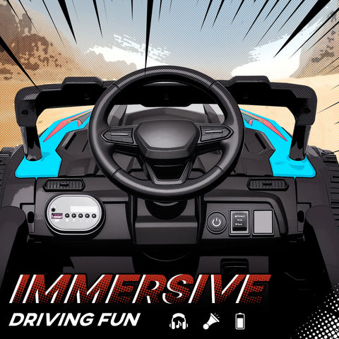 12V Kids Ride-On Truck Electric UTV Vehicle with Remote Control