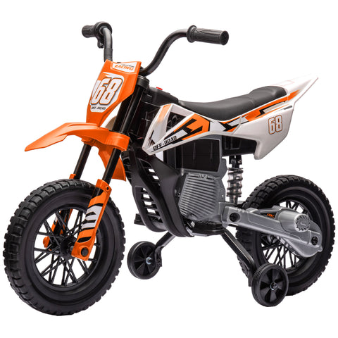 12V Kids Electric Ride-on Motorcycle with Training Wheels