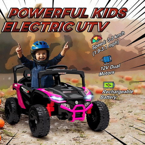 12V Battery Powered Electric Kids Ride On Truck UTV with Remote