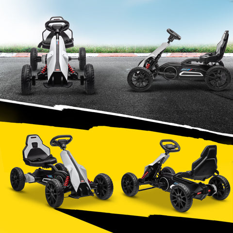12V Electric Go Kart for Kids with Adjustable Speed