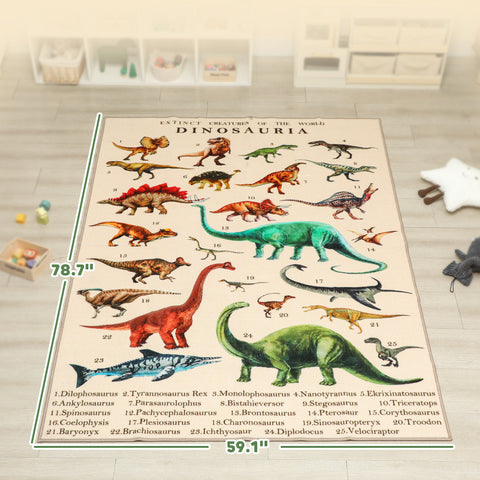 Large Dinosaur Toddler Crawling Play Mat