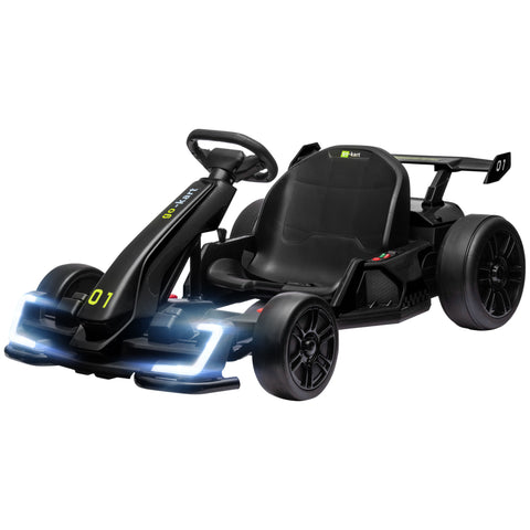 24V 7.5 MPH Electric Go-Kart with Adjustable Seat