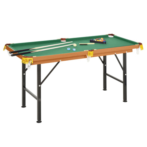 55-Inch Portable Folding Billiards Pool Table with Accessories