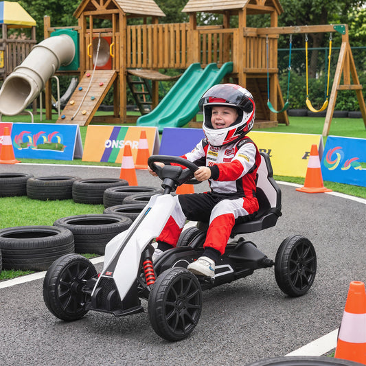 12V Electric Go Kart for Kids with Adjustable Speed
