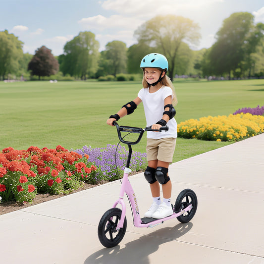 Kids Kick Scooter with Adjustable Height Handlebar