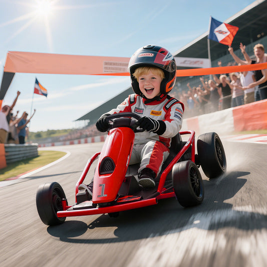 24V Electric Drift Go Kart for Kids Aged 8-12