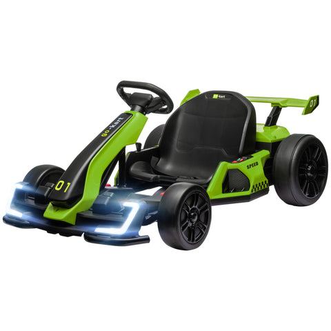 24V 7.5 MPH Electric Go Kart with Adjustable Seat