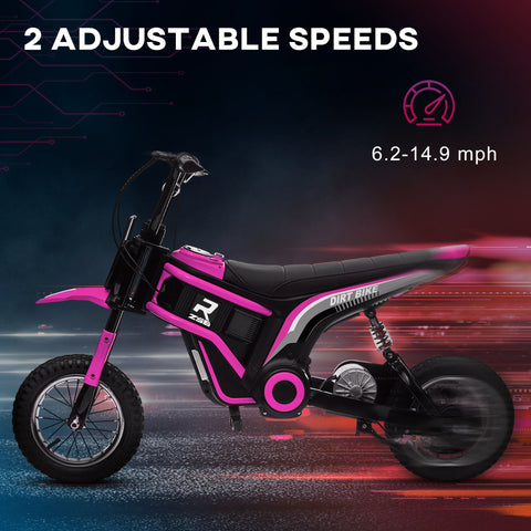 24V 350W Electric Dirt Bike With Twist Grip Throttle