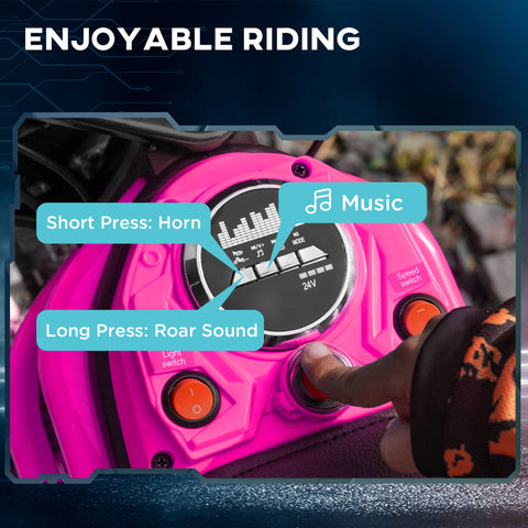 24V 350W Electric Dirt Bike With Twist Grip Throttle