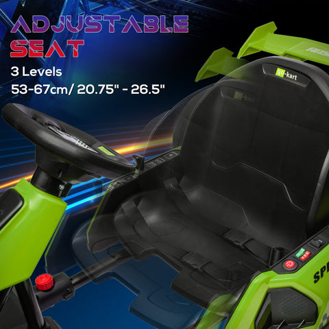 24V 7.5 MPH Electric Go Kart with Adjustable Seat