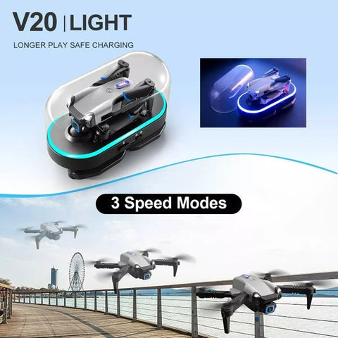 Foldable Mini RC Drone with 6K HD Dual Camera