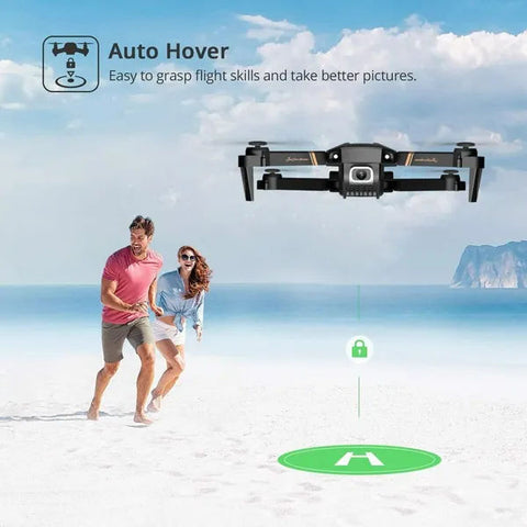 Foldable 1080P HD FPV Drone with Dual Camera and Modular Batteries