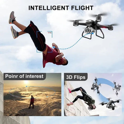 V14 4K HD Camera RC Quadcopter Drone with Wi-Fi FPV