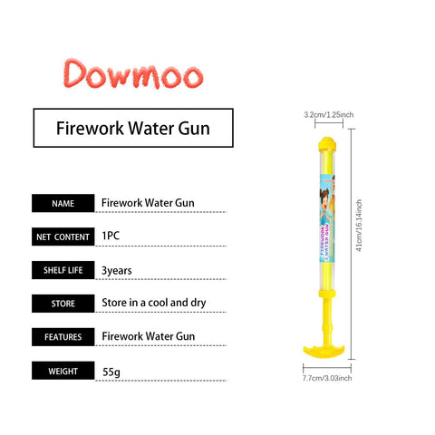 Fireworks Style Water Blaster for Outdoor Play