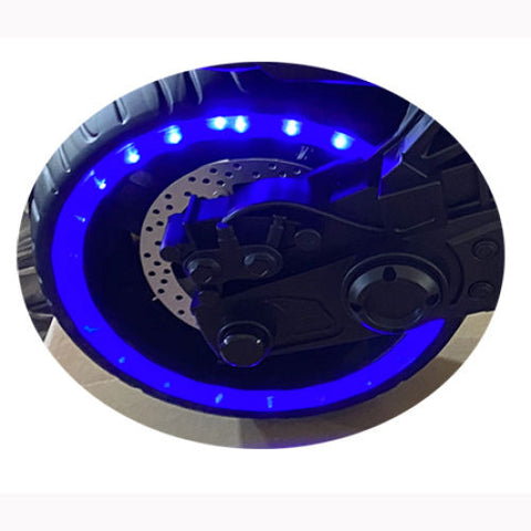 12V Electric Ride-On Motorcycle with Training Wheels