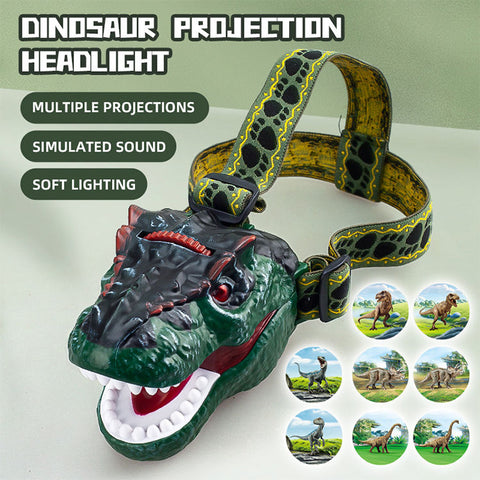 Dinosaur Headlight with Light and Music Effects