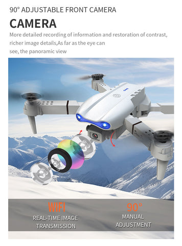 E99Pro Dual Camera Quadcopter Drone with Dual Battery